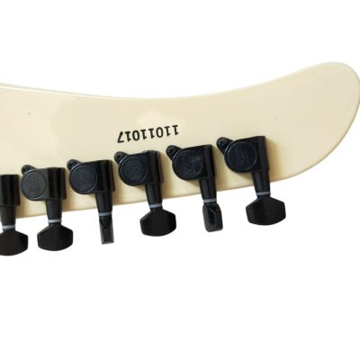 Custom Obsidian James Cream MX220 Explorer Guitar - Image 3