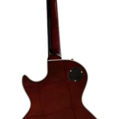 Custom Crown Figured Flame Maple Top Tobacco Sunburst Finish Guitar - Image 3