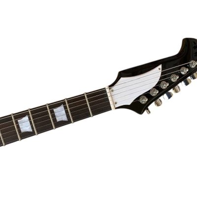 Custom Crown Firebird Platypus Johnny Vintage Sunburst Electric Guitar Mini Humbuckers - Image 6