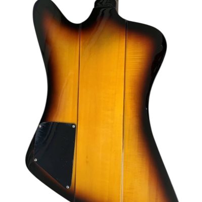 Custom Crown Firebird Platypus Johnny Vintage Sunburst Electric Guitar Mini Humbuckers - Image 5