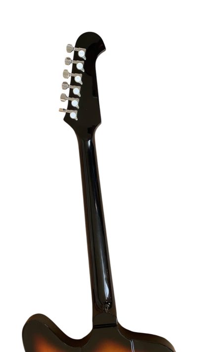 Custom Crown Firebird Platypus Johnny Vintage Sunburst Electric Guitar Mini Humbuckers - Image 4