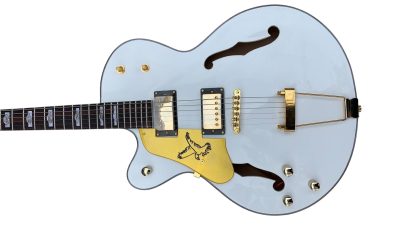Custom Sovereign Falcon White Billy Fhole Electric Guitar - Image 9
