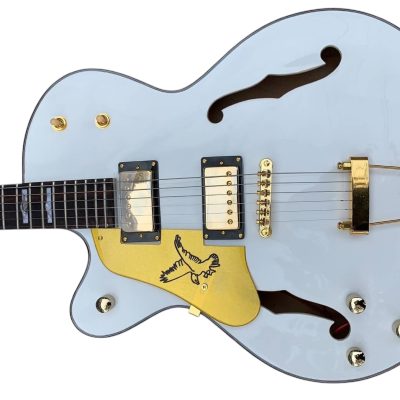 Custom Sovereign Falcon White Billy Fhole Electric Guitar - Image 9