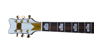 Custom Sovereign Falcon White Billy Fhole Electric Guitar - Image 8