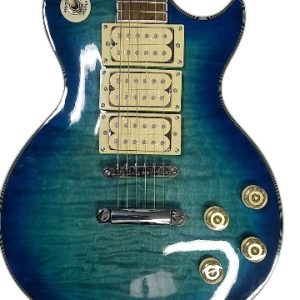 Custom Crown Ace Frehley Kiss Heritage Blue Quilted Maple Top Electric Guitar