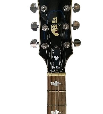 Custom Crown Ace Frehley Kiss Heritage Blue Quilted Maple Top Electric Guitar - Image 8