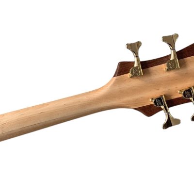 Custom Nova Lemmy Kilmister 4004 Walnut Wood Carved Oak Leaves 4 String Bass - Image 7