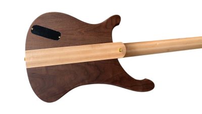 Custom Nova Lemmy Kilmister 4003 Walnut Wood Carved Oak Leaves 4 String Bass - Image 6