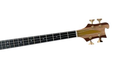 Custom Nova Lemmy Kilmister 4003 Walnut Wood Carved Oak Leaves 4 String Bass - Image 4