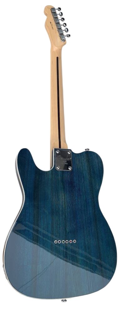Custom Regent Trans Blue Number Inlay Electric Guitar - Image 6