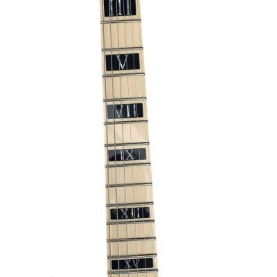 Custom Regent Trans Blue Number Inlay Electric Guitar - Image 5