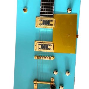 Custom Sovereign Bigsby Bo Diddley G5810 Sea Foam Green Electric Guitar