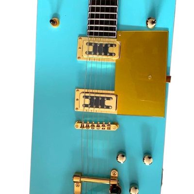 Custom Sovereign Bigsby Bo Diddley G5810 Sea Foam Green Electric Guitar