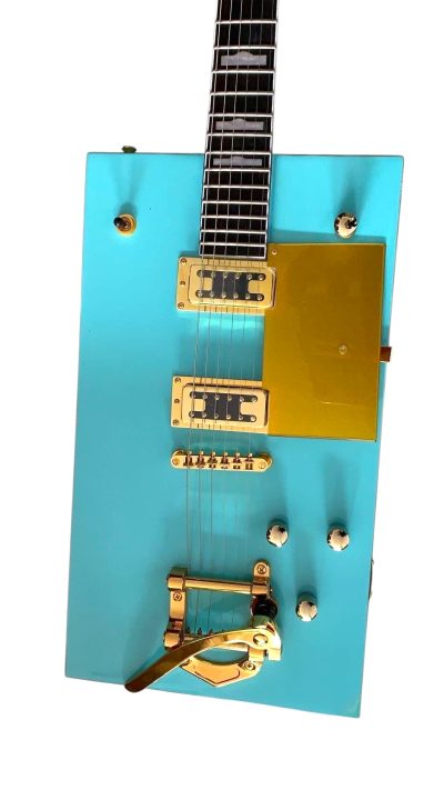 Custom Sovereign Bigsby Bo Diddley G5810 Sea Foam Green Electric Guitar