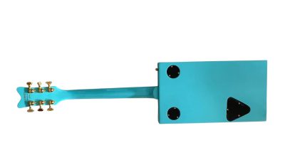 Custom Sovereign Bigsby Bo Diddley G5810 Sea Foam Green Electric Guitar - Image 3