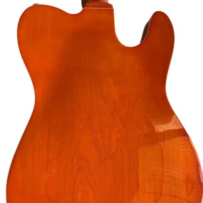 Custom Regent Paul Waller Arch Top Orange Bigsby Fhole Guitar Left Handed - Image 6