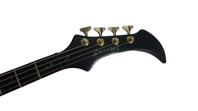 Custom Pulse Buzzard Metallic Red Entwistle 4 String Bass Number Inlays - Image 9