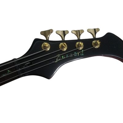 Custom Pulse Buzzard Metallic Red Entwistle 4 String Bass Number Inlays - Image 9