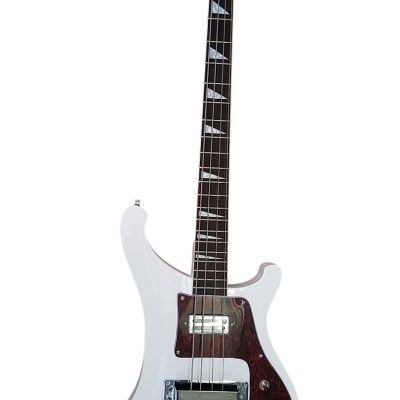 Custom Nova 4003 White Chrome Hardware 4 String Bass Reddish Brown Tortoiseshell Pickguard - Image 8