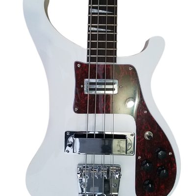 Custom Nova 4003 White Chrome Hardware 4 String Bass Reddish Brown Tortoiseshell Pickguard