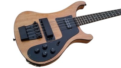 Custom Nova 4003W Walnut Natural Black Hardware 4 String Bass - Image 2