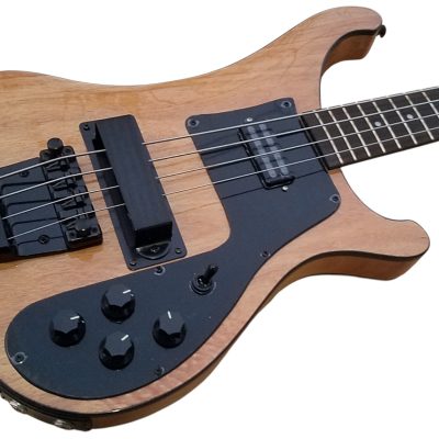 Custom Nova 4003W Walnut Natural Black Hardware 4 String Bass - Image 2