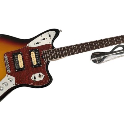 Custom Regent Vintage Jaguar Kurt Sunburst Finish Electric Guitar - Image 5
