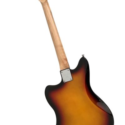 Custom Regent Vintage Jaguar Kurt Sunburst Finish Electric Guitar - Image 4