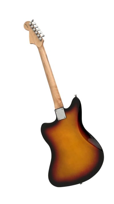 Custom Regent Vintage Jaguar Kurt Sunburst Finish Electric Guitar - Image 4