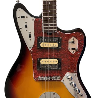 Custom Regent Vintage Jaguar Kurt Sunburst Finish Electric Guitar