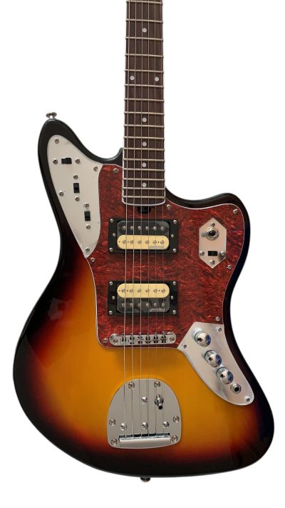 Custom Regent Vintage Jaguar Kurt Sunburst Finish Electric Guitar