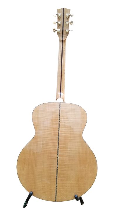 Custom Crown SJ200 Elvis Natural Studio Acoustic Electric Guitar Moustache Bridge - Image 6