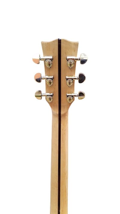Custom Crown SJ200 Elvis Natural Studio Acoustic Electric Guitar Moustache Bridge - Image 5