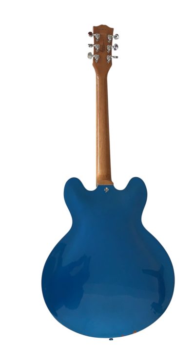 Custom Crown Riviera ES333 Tom DeLonge Pelham Blue Fhole Semi Hollow Jazz Guitar - Image 6