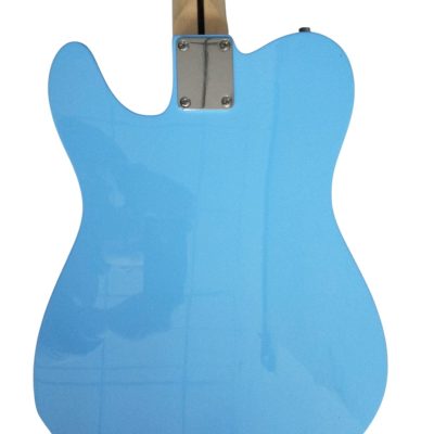 Custom Regent Thinline Fhole Blue Electric Guitar Lightning Inlay - Image 5