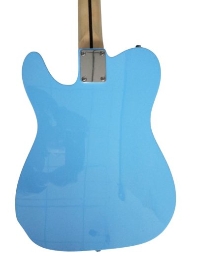 Custom Regent Thinline Fhole Blue Electric Guitar Lightning Inlay - Image 5