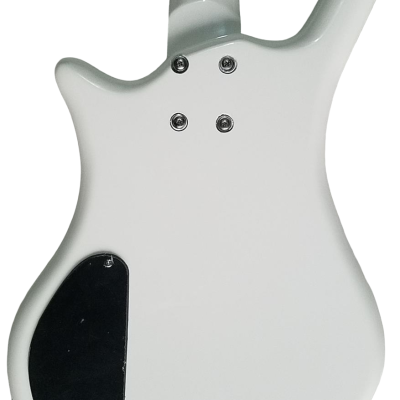Custom Pulse Corvette Prince White 4 String Bass One Eye - Image 8