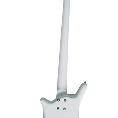 Custom Pulse Corvette Prince White 4 String Bass One Eye - Image 4
