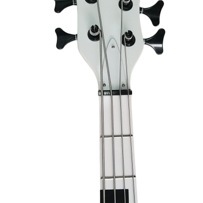 Custom Pulse Corvette Prince White 4 String Bass One Eye - Image 3