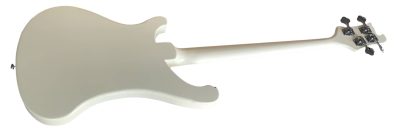 Custom Nova 4003 White Checkerboard Bindings Chrome Hardware 4 String Bass Black Pickguard - Image 8