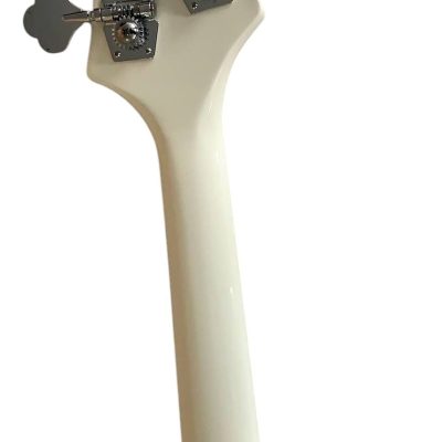 Custom Nova 4003 White Checkerboard Bindings Chrome Hardware 4 String Bass Black Pickguard - Image 7