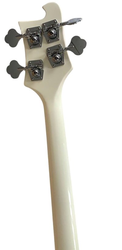 Custom Nova 4003 White Checkerboard Bindings Chrome Hardware 4 String Bass Black Pickguard - Image 7