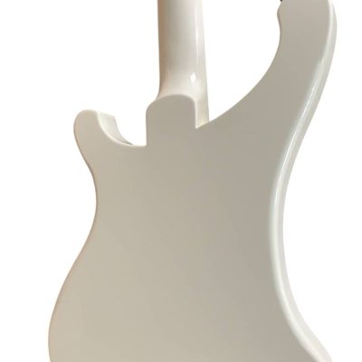 Custom Nova 4003 White Checkerboard Bindings Chrome Hardware 4 String Bass Black Pickguard - Image 6