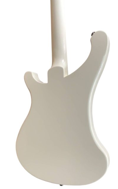 Custom Nova 4003 White Checkerboard Bindings Chrome Hardware 4 String Bass Black Pickguard - Image 6