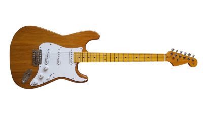 Custom Regent Natural Ash Wood Body Electric Guitar - Image 9