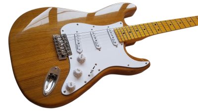 Custom Regent Natural Ash Wood Body Electric Guitar - Image 7