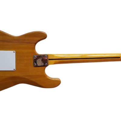 Custom Regent Natural Ash Wood Body Electric Guitar - Image 6