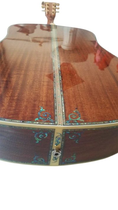 Custom Vertex 1833 D45 Solid Koa Top And Ply Koa Back And Sides Acoustic Electric Guitar - Image 11