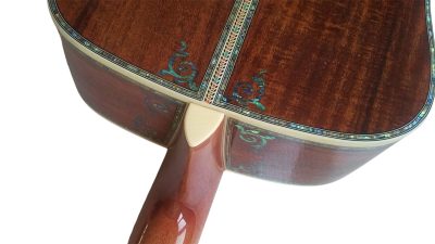 Custom Vertex 1833 D45 Solid Koa Top And Ply Koa Back And Sides Acoustic Electric Guitar - Image 9