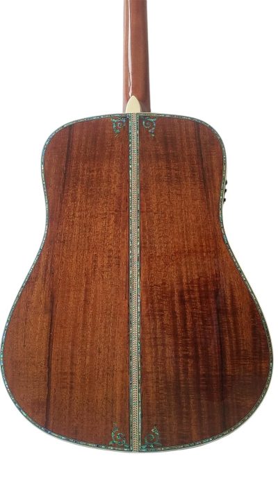 Custom Vertex 1833 D45 Solid Koa Top And Ply Koa Back And Sides Acoustic Electric Guitar - Image 8